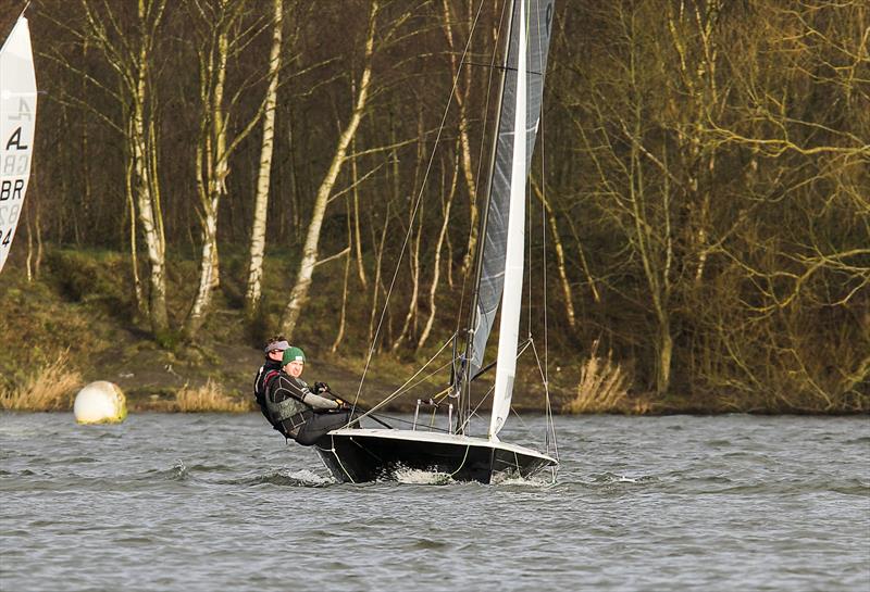 Leigh & Lowton Sailing Club Tipsy Icicle week 5 photo copyright Gerard van den Hoek taken at Leigh & Lowton Sailing Club and featuring the Merlin Rocket class