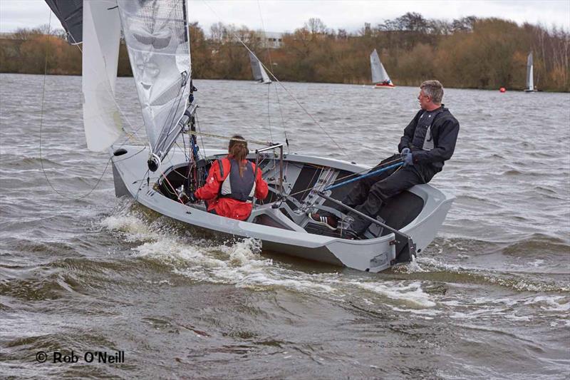 Craftinsure Merlin Rocket Silver Tiller at Wembley photo copyright Rob O'Neill taken at Wembley Sailing Club and featuring the Merlin Rocket class