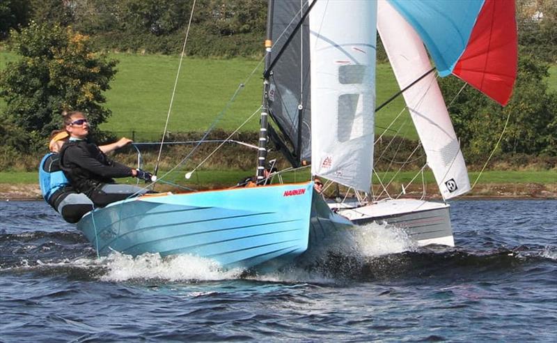 Bartley Merlin Open photo copyright Debbie Degge taken at Bartley Sailing Club and featuring the Merlin Rocket class