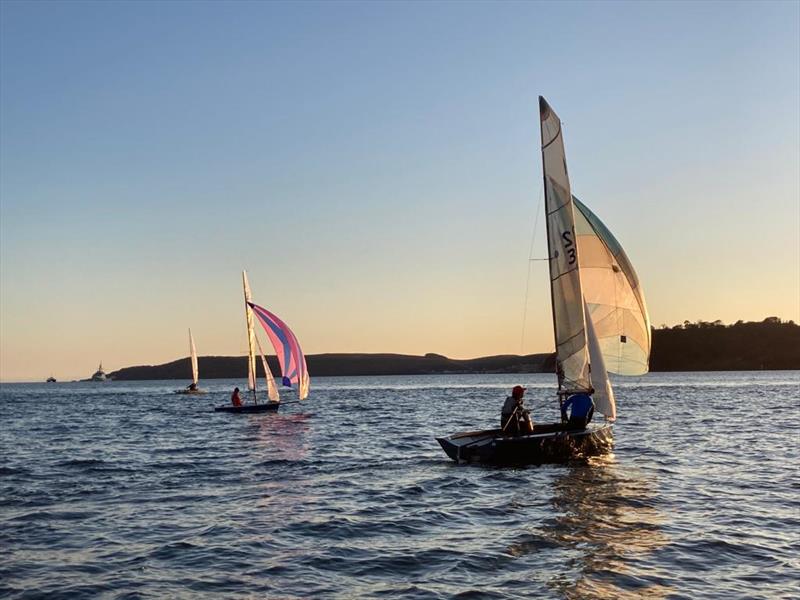 Port of Plymouth Sailing Association Thursday Evening Dinghy Series day 1 photo copyright Nicola Davies taken at Royal Western Yacht Club, England and featuring the Merlin Rocket class