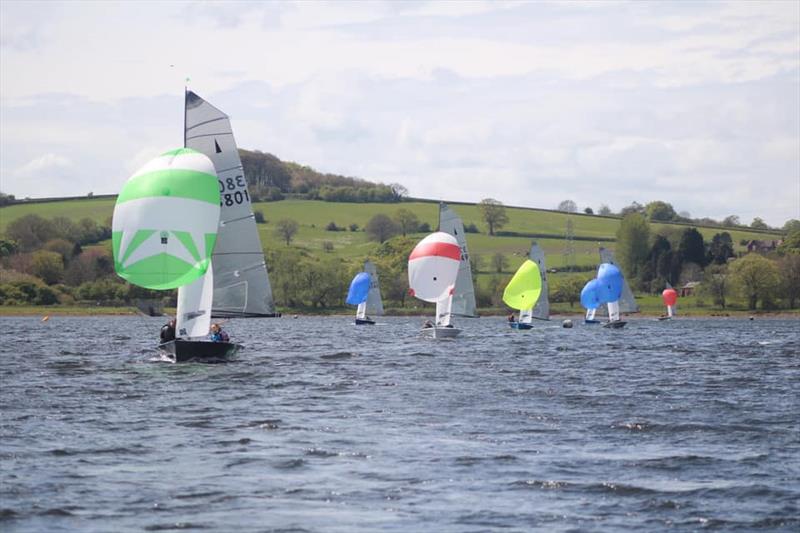 Enjoying the conditions at the Bartley Merlin Rocket Open photo copyright Kerry Webb taken at Bartley Sailing Club and featuring the Merlin Rocket class