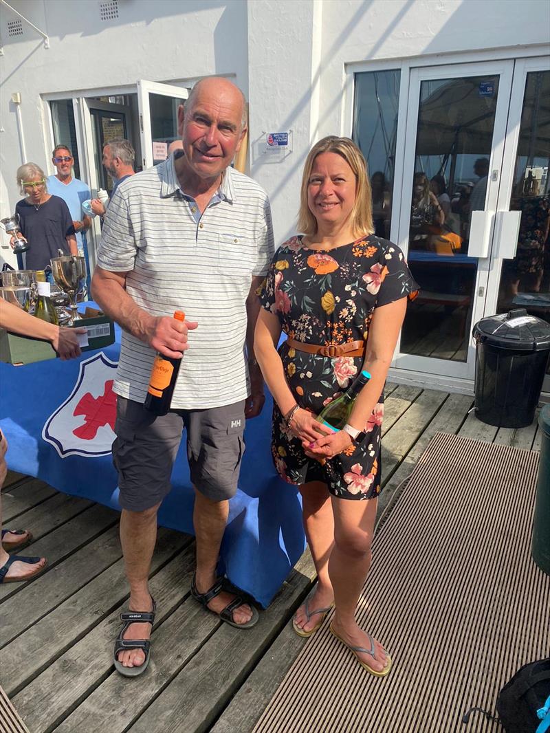 Craftinsure Merlin Rocket Silver Tiller Round 1 at Whitstable - Patrick and Anna Blake win the silver fleet photo copyright Huw Reynolds taken at Whitstable Yacht Club and featuring the Merlin Rocket class
