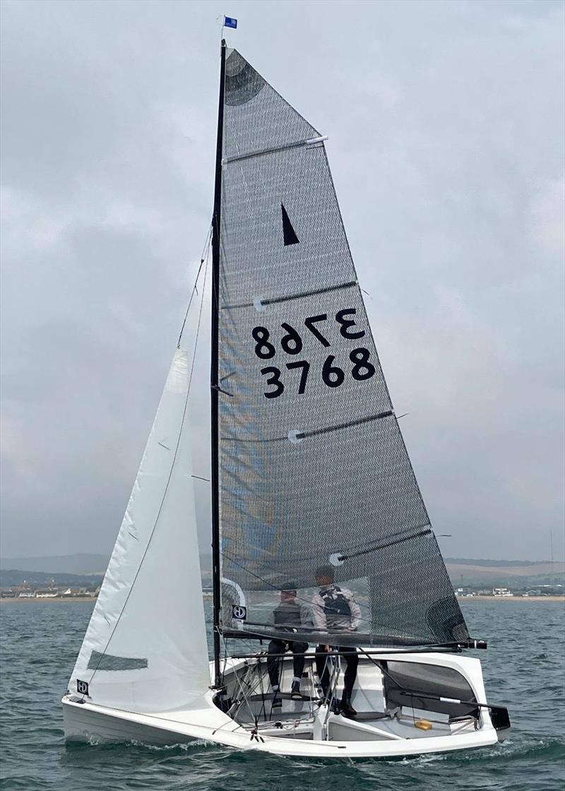 Craftinsure Merlin Rocket Silver Tiller at Shoreham photo copyright Louise Carr taken at Shoreham Sailing Club and featuring the Merlin Rocket class