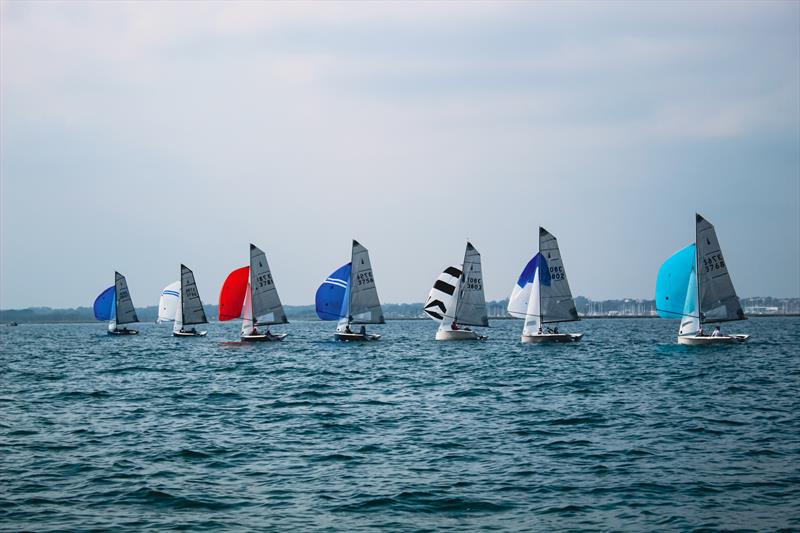 Craftinsure Merlin Rocket Silver Tiller Series at Lymington photo copyright Giles Thornton taken at Lymington Town Sailing Club and featuring the Merlin Rocket class