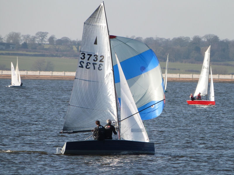 Blithfield Barrel Series Round 4 photo copyright Alan Gillard taken at Blithfield Sailing Club and featuring the Merlin Rocket class