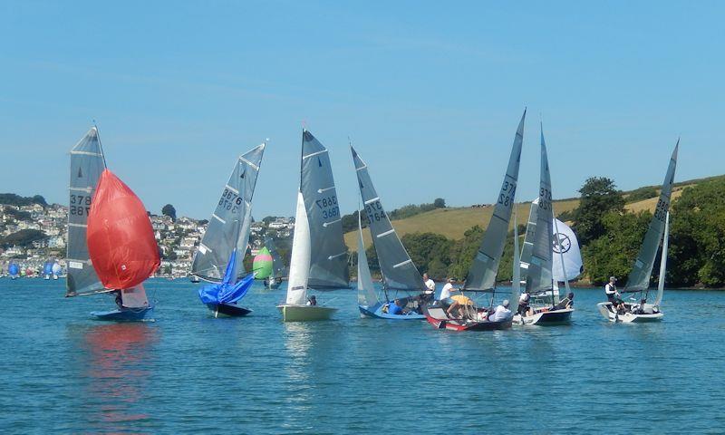 Day 3's morning race during Salcombe Gin Merlin Rocket Week 2019 photo copyright Malcolm Mackley taken at Salcombe Yacht Club and featuring the Merlin Rocket class