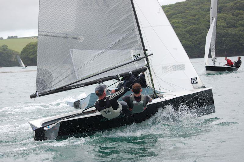 Andy 'Taxi' Davis seems to have the boat that just keeps giving without the need for change or cosmetic surgery photo copyright David Henshall taken at Salcombe Yacht Club and featuring the Merlin Rocket class