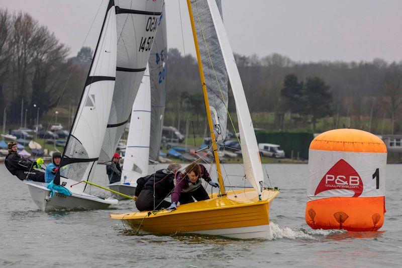 Steve Nicholson Memorial Trophy 2020 at Northampton photo copyright Tim Olin / www.olinphoto.co.uk taken at Northampton Sailing Club and featuring the Merlin Rocket class