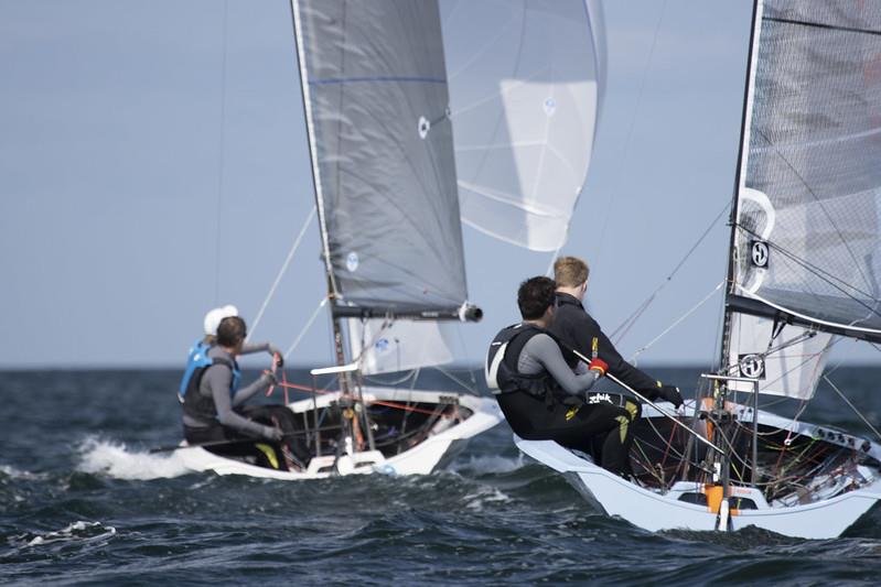 Aspire Merlin Rocket National Championships at East Lothian day 2 - photo © ELYC