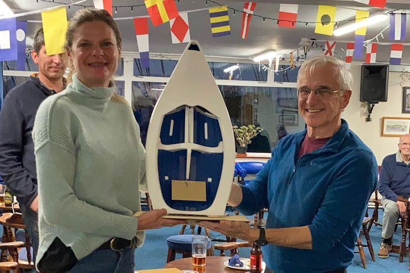 Rachael Gray (helm Tom Gillard not pictured) wins the Craftinsure Merlin Rocket Silver Tiller at Blithfield photo copyright Pippa Kilsby taken at Blithfield Sailing Club and featuring the Merlin Rocket class