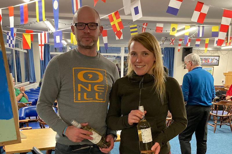 Andy Davis and Pippa Kilsby take second in the Craftinsure Merlin Rocket Silver Tiller at Blithfield photo copyright Pippa Kilsby taken at Blithfield Sailing Club and featuring the Merlin Rocket class