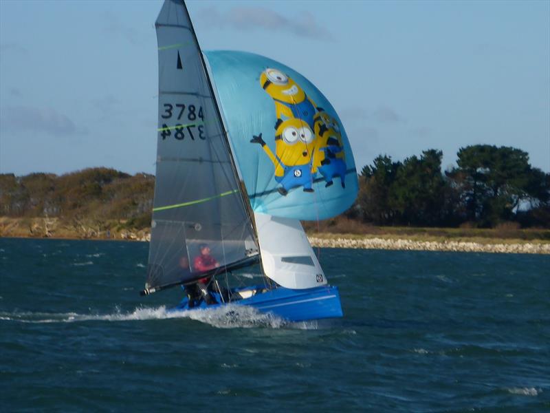 Craftinsure Merlin Rocket Silver Tiller at Itchenor - photo © Caroline Gosford