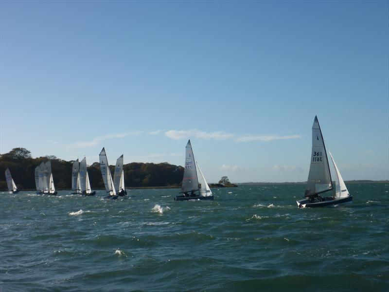 Craftinsure Merlin Rocket Silver Tiller at Itchenor photo copyright Caroline Gosford taken at Itchenor Sailing Club and featuring the Merlin Rocket class