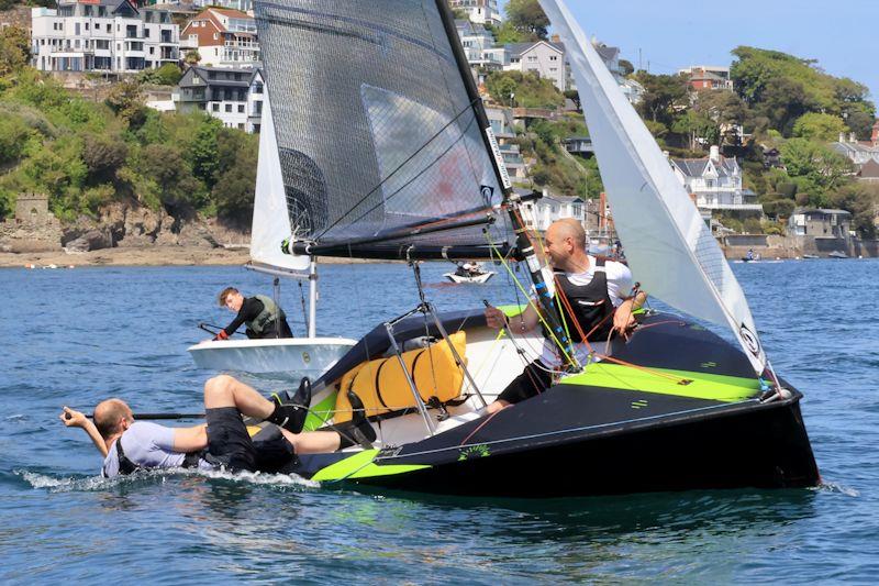 Points for style may be awarded - Salcombe YC Sailing Club Series race 5 photo copyright Lucy Burn taken at Salcombe Yacht Club and featuring the Merlin Rocket class