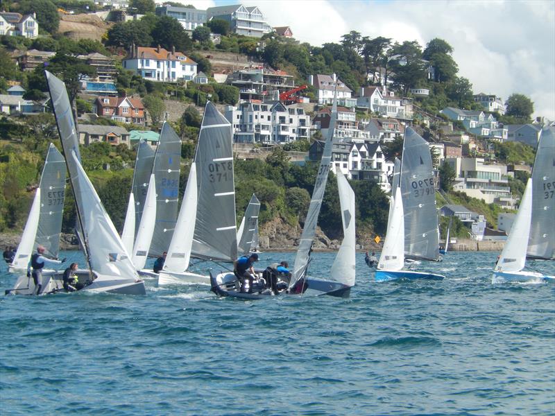Salcombe Gin Merlin Rocket Week Day 1 photo copyright Malcolm Mackley taken at Salcombe Yacht Club and featuring the Merlin Rocket class
