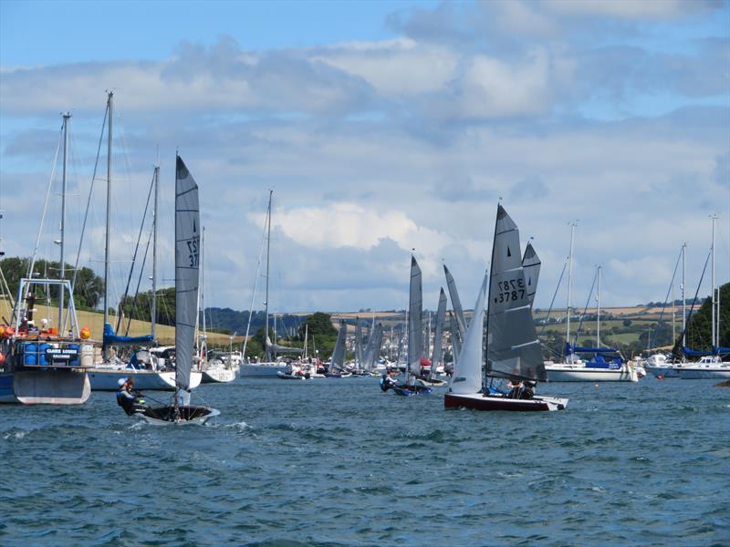 Salcombe Gin Merlin Rocket Week Day 1 photo copyright Malcolm Mackley taken at Salcombe Yacht Club and featuring the Merlin Rocket class