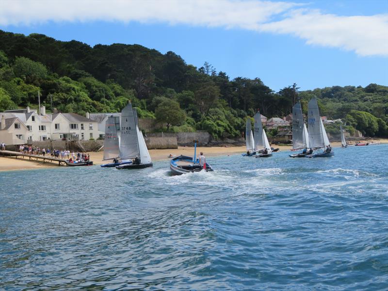 Salcombe Gin Merlin Rocket Week Day 1 photo copyright Malcolm Mackley taken at Salcombe Yacht Club and featuring the Merlin Rocket class