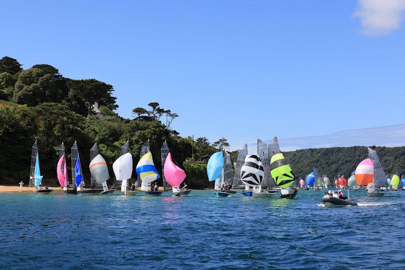 Salcombe Gin Merlin Rocket Week Day 1 photo copyright Lucy Burn taken at Salcombe Yacht Club and featuring the Merlin Rocket class