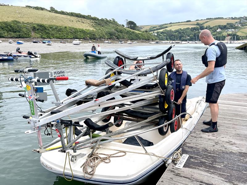 Salcombe Gin Merlin Rocket Week Day 1 photo copyright Lucy Burn taken at Salcombe Yacht Club and featuring the Merlin Rocket class