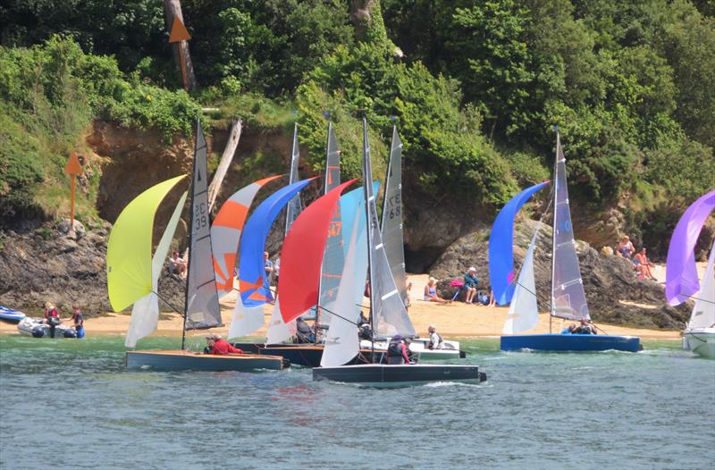 Salcombe Gin Merlin Rocket Week Day 5 Afternoon Race photo copyright Malcolm Mackley taken at Salcombe Yacht Club and featuring the Merlin Rocket class