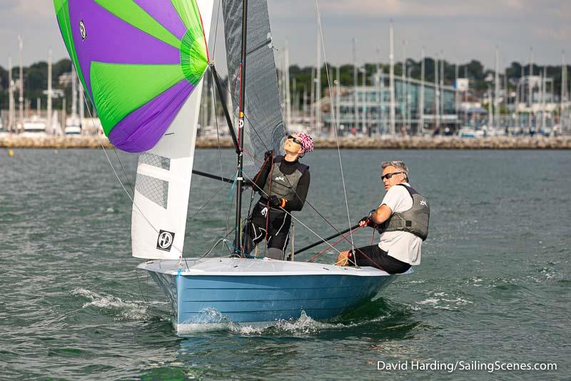 Bournemouth Digital Poole Week 2022 day 5 photo copyright David Harding / www.sailingscenes.com taken at Parkstone Yacht Club and featuring the Merlin Rocket class