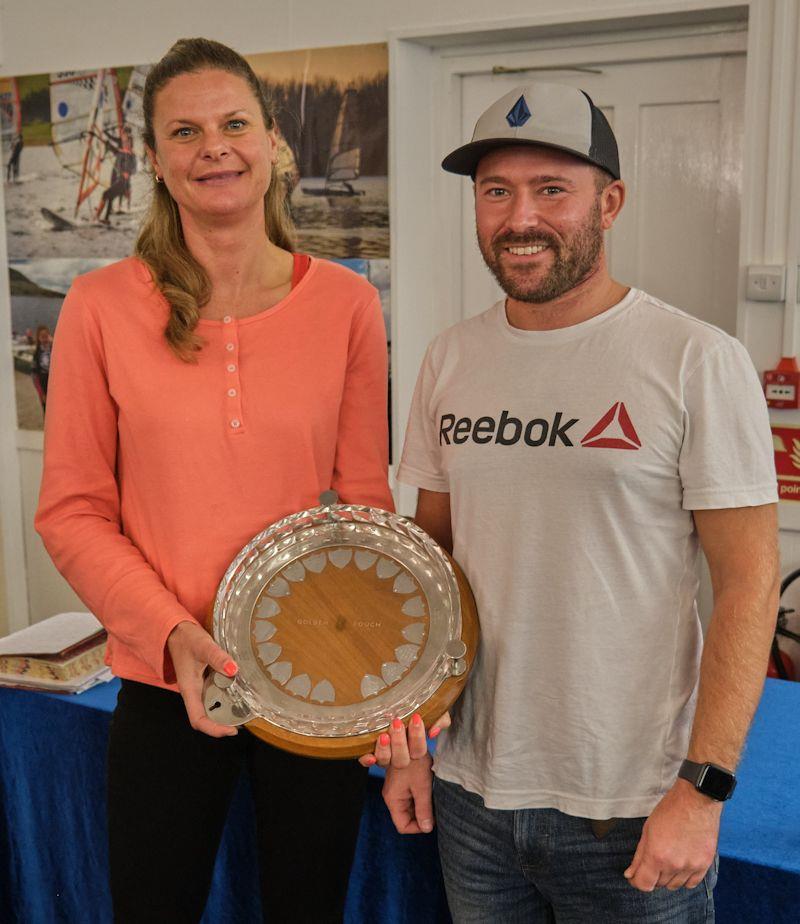 2022 Inland Champions and Grand Slam Winners, Tom Gillard and Rachael Gray photo copyright Pat Blake taken at Burton Sailing Club and featuring the Merlin Rocket class