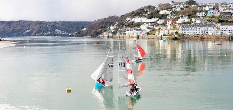 Salcombe Yacht Club Winter Series Race 4 photo copyright Lucy Burn taken at Salcombe Yacht Club and featuring the Merlin Rocket class