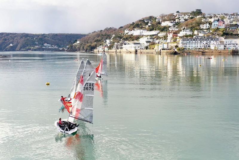 Salcombe Yacht Club Winter Series Race 4 photo copyright Lucy Burn taken at Salcombe Yacht Club and featuring the Merlin Rocket class
