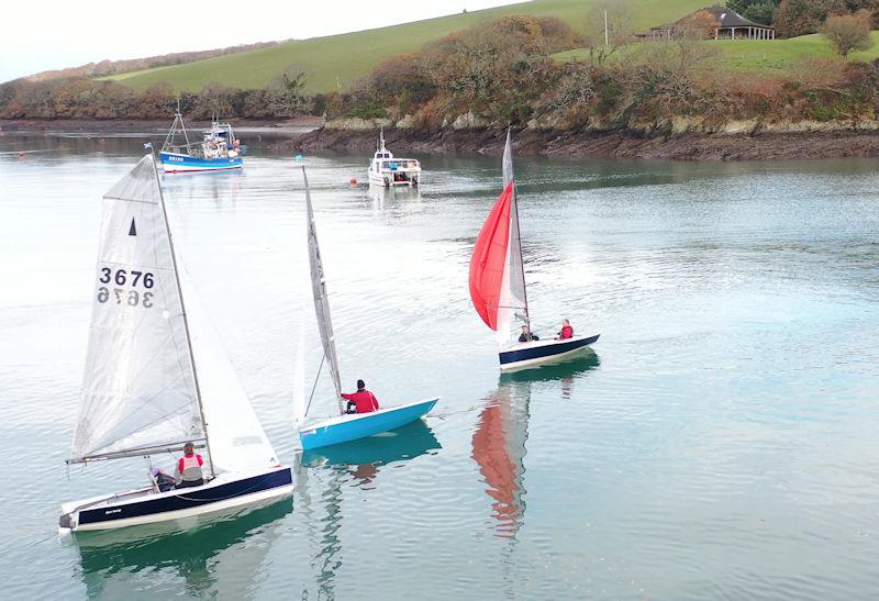 Salcombe Yacht Club Winter Series Race 4 photo copyright Lucy Burn taken at Salcombe Yacht Club and featuring the Merlin Rocket class
