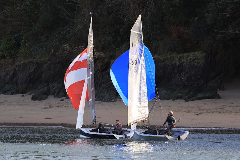 Salcombe Yacht Club Festive Series photo copyright Lucy Burn taken at Salcombe Yacht Club and featuring the Merlin Rocket class