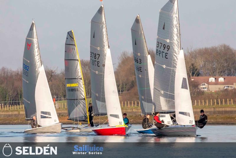 King George Gallop 2023 photo copyright Tim Olin / www.olinphoto.co.uk taken at King George Sailing Club and featuring the Merlin Rocket class