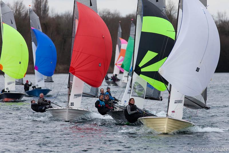 Merlin Sail Merlin Rocket Craftinsure Silver Tiller Round 1 at South Cerney