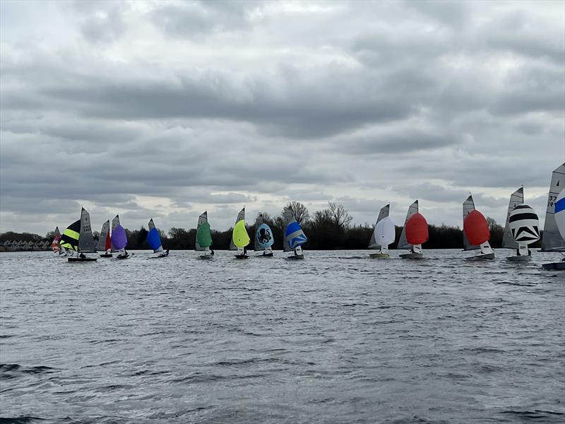 Merlin Rocket Craftinsure Silver Tiller Round 1 at South Cerney photo copyright Paul Kimmens taken at South Cerney Sailing Club and featuring the Merlin Rocket class