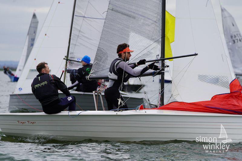 Merlin Rocket Craftinsure Silver Tiller series at Queen Mary photo copyright Simon Winkley taken at Queen Mary Sailing Club and featuring the Merlin Rocket class