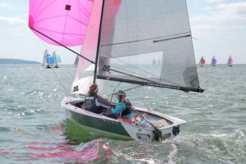 Jemma Horwood and Anna Aylward - Merlin Rocket Women's Championships 2023 at Lymington Town - photo © Pat Blake