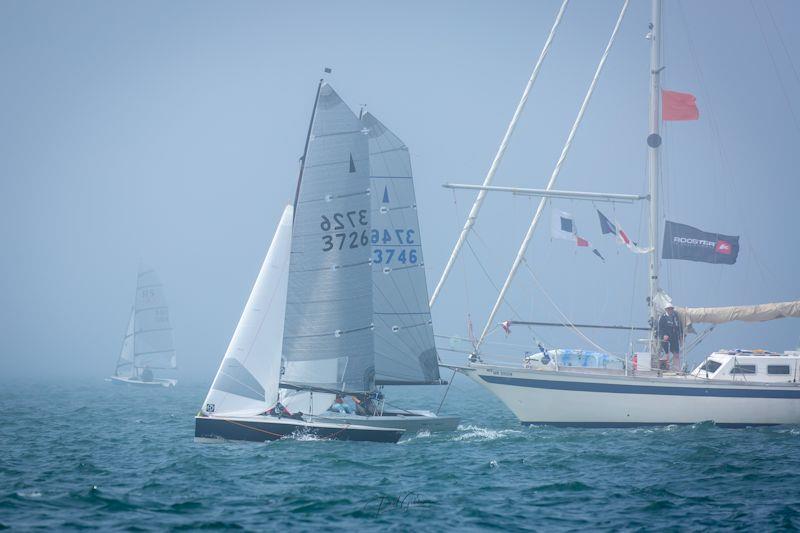 Merlin Rocket Craftinsure Silver Tiller and SW Series at Hooe Point - photo © Paul Gibbins Photography