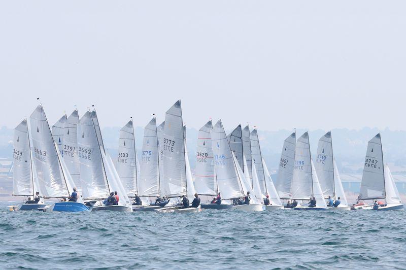 First race of Day 2 - Merlin Rocket Craftinsure Silver Tiller Series and Allen SE series at Shoreham photo copyright Warwick Baker / www.warwickpics.com taken at Shoreham Sailing Club and featuring the Merlin Rocket class