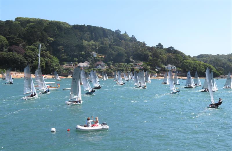 Salcombe Gin Merlin Rocket Salcombe Yacht Club Week Sunday morning race - photo © Malcolm Mackley