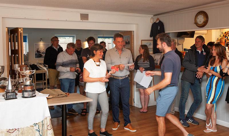 Aspire Merlin Rocket Nationals 2023 Prize Giving photo copyright Ben Wood / Island Images taken at Brading Haven Yacht Club and featuring the Merlin Rocket class