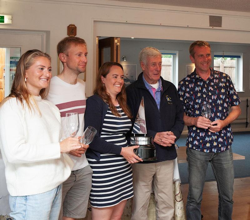 Aspire Merlin Rocket Nationals 2023 Prize Giving photo copyright Ben Wood / Island Images taken at Brading Haven Yacht Club and featuring the Merlin Rocket class