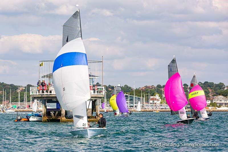 Poole Week photo copyright David Harding / www.sailingscenes.com taken at Parkstone Yacht Club and featuring the Merlin Rocket class