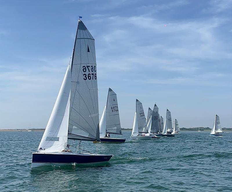 Merlin Rocket Youth Nationals 2023 at Itchenor photo copyright Freya Lillywhite taken at Itchenor Sailing Club and featuring the Merlin Rocket class