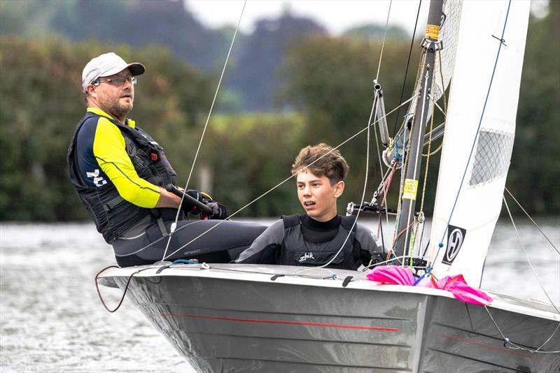 Upper Thames Merlin Rocket Weekend: Allen South East series on Sunday photo copyright Tony Ketley taken at Upper Thames Sailing Club and featuring the Merlin Rocket class