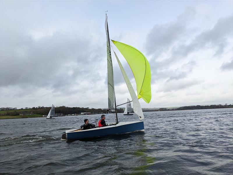 Merlin Rocket SW Series Round 1 at Chew Valley Lake photo copyright Chris Sandison taken at Chew Valley Lake Sailing Club and featuring the Merlin Rocket class