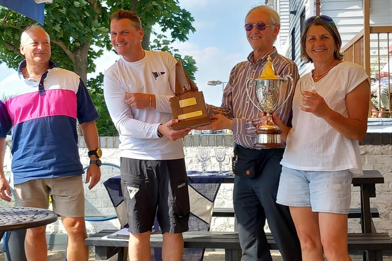 Andy Harris and Sarah Warren win the Merlin Rocket Thames and Vintage Series event at Minima - photo © Stuart Jenkins