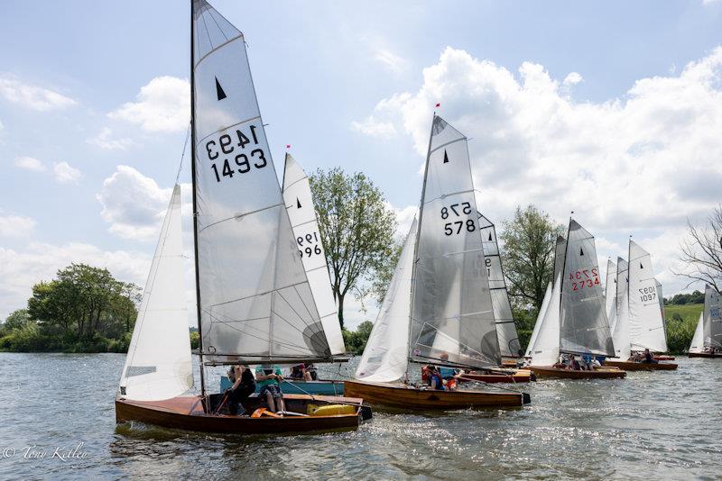 578 sailed by Peter Slack and Immy Brown, the oldest boat - Merlin Rocket River Championships photo copyright Tony Ketley taken at Upper Thames Sailing Club and featuring the Merlin Rocket class