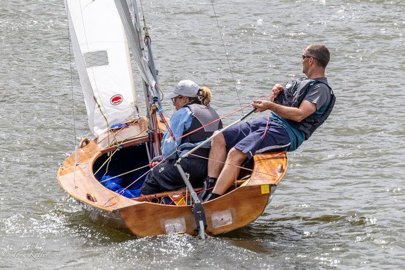 Peter and Debbie Walker - Merlin Rocket River Championships photo copyright Tony Ketley taken at Upper Thames Sailing Club and featuring the Merlin Rocket class