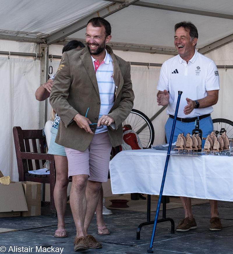Merlin Rocket Nationals at Tenby Prize Giving photo copyright Alastair Mckay taken at Tenby Sailing Club and featuring the Merlin Rocket class