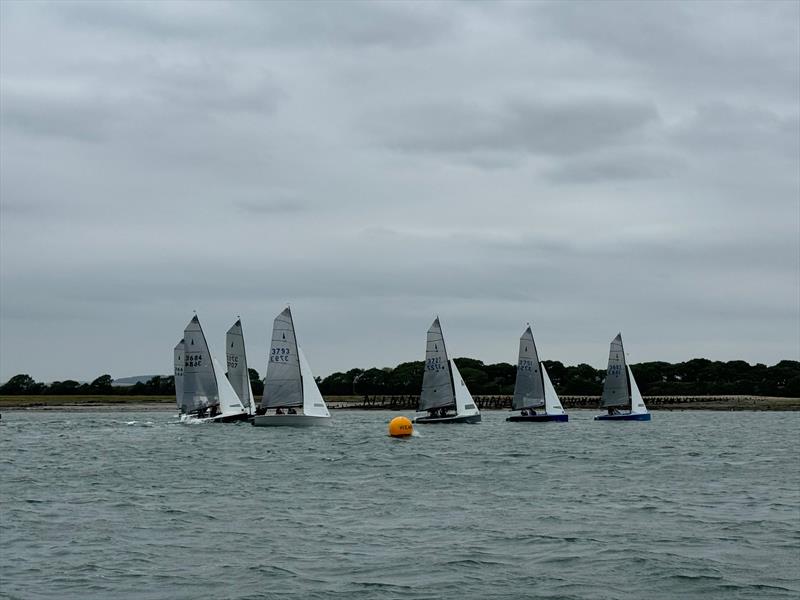 Close racing at the Merlin Rocket Youth Championship at Itchenor Sailing Club - photo © Sophie Yeoman