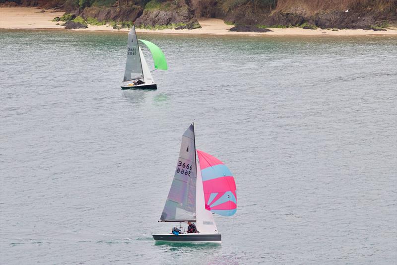 Salcombe Yacht Club Spring Series Race 1 photo copyright Lucy Burn taken at Salcombe Yacht Club and featuring the Merlin Rocket class